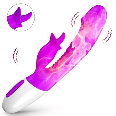 ExotiKiss A1 - Şarjlı Akıllı Isıtmalı Güçlü Titreşimli ve Dil Hareketli G-Spot ve Klitoris Uyarıcı Yapay Penis Rabbit Vibratör