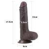 18 CM Hareketli Deri Ultra Yumuşak Çift Katmanlı Realistik Penis - Sliding Skin Dual Layer Dong