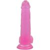 ExotiKiss 20 CM Jel Dokulu Yumuşak Dildo Penis - Jelly Studs Crystal Dildo Large