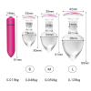 CRYSTAL CLEAR Titreşimli Pembe Mücevher Taşlı Kristal Cam Anal Plug Set