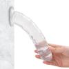 ExotiKiss JELLY CLEAR Ultra Yumuşak Dokulu Dildo Testissiz Jel Dokulu Realistik Penis 20 CM - Mor