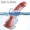 Exotikiss Master Perfection Dildo Steve - Ultra Yumuşak Çift Katmanlı Mavi Damarlı Büyük Boy Realistik Yapay Penis