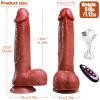 Exotikiss Master Perfection Dildo Micheal - Isıtmalı İleri Geri Hareketli ve Rotasyonlu Gerçekçi Damarlı Yapay Penis Vibrator