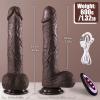 Exotikiss Master Perfection Dildo Frank - Isıtmalı İleri Geri Hareketli ve Rotasyonlu Gerçekçi Damarlı Zenci Yapay Penis Vibrator