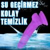 MYST COLOR Dildo Ultra Yumuşak Dokulu Mor Realistik Yapay Penis