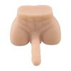 Exotikiss Premium Torso Masturbator Rock - Anal Girişli 17 CM Yapay Penisli Erkek Realistik Yarım Vücut Manken