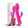 PRIME TOYS Spunk Şarjlı Çift Motorlu G Nokta ve Klitoris Uyarıcı 2 in 1 Rabbit Yapay Penis Vibratör - Pembe