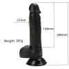 RICKY Dildo Gerçekçi Et Dokusunda Realistik Zenci Penis 20 CM