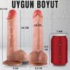 UNIQUE Realistik Dokuda Damarlı Dildo Vantuzlu Gerçekçi Yapay Penis 20 CM