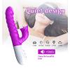 ExotiKiss V40 - Şarjlı Akıllı Isıtma Özellikli Dil Hareketli Güçlü Titreşimli G-Spot ve Klitoris Uyarıcı 2 in 1 Yapay Penis Rabbit Vibratör