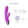 ExotiKiss X7 - Şarjlı Akıllı Isıtmalı ve Manyetik İleri Geri Hareketli Güçlü Titreşimli G-Spot ve Klitoris Uyarıcı 2 in 1 Vibrator