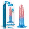 Exotikiss 18 CM Anal Vajinal Kullanım Yumuşak Dokulu Jel Penis - Dazzle Studs