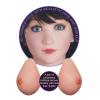 3D Kafa ve Saçlı Şişme Silikon Manken - Boobie Super Love Doll