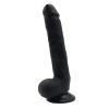 ExotiKiss BIG SIZE Dildo Gerçekçi Et Dokusunda Büyük Boy Realistik Zenci Penis 27 CM