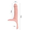 CURVED Hollow Strap-on Dildo Kemerli İçi Boş Realistik Penis