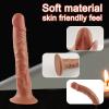 Foreskin Perfection Dildo 21 CM - Çift Katmanlı Gerçekçi Kayar Deri Ultra Yumuşak Realistik Melez Yapay Penis Vibrator