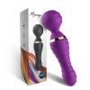 ExotiKiss FREEXA 360° Dönebilen Esnek Kafalı Magic Wand Massager Orgazm Vibratör - Mor