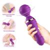 ExotiKiss FREEXA 360° Dönebilen Esnek Kafalı Magic Wand Massager Orgazm Vibratör - Mor