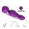 ExotiKiss FREEXA 360° Dönebilen Esnek Kafalı Magic Wand Massager Orgazm Vibratör - Mor