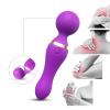 ExotiKiss FREEZA 360° Açılı Magic Wand Massager Çok Sessiz Masaj Aleti - Mor