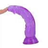 ExotiKiss HARDY Dildo Jel Dokulu Testissiz Yumuşak Penis 18 CM