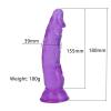 ExotiKiss HARDY Dildo Jel Dokulu Testissiz Yumuşak Penis 18 CM