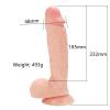 ExotiKiss JASON Dildo Gerçekçi Et Dokusunda Realistik Penis 23 CM