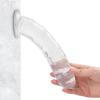 JELLY CLEAR Ultra Yumuşak Dokulu Dildo Testissiz Jel Dokulu Realistik Penis 22 CM - Ten Rengi