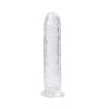 ExotiKiss JELLY CLEAR Ultra Yumuşak Dokulu Dildo Testissiz Jel Dokulu Realistik Penis 20 CM - Şeffaf