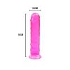 ExotiKiss JELLY DILDO Ultra Yumuşak Dokulu Dildo Testissiz Jel Dokulu Realistik Penis 18 CM - Küçük