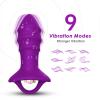 ExotiKiss KYLIN PRO Kablosuz Kumandalı USB Şarjlı 9 Modlu Anal Vibratör - Mor