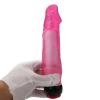 ExotiKiss LIFELIKE VIBE Güçlü Titreşimli Jel Dokulu Klasik Vibratör Penis 21 CM - Pembe