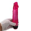 ExotiKiss LIFELIKE VIBE Güçlü Titreşimli Jel Dokulu Klasik Vibratör Penis 21 CM - Kırmızı