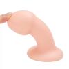 LIFELIKE VIBE Ultra Realistik Dokulu Vantuzlu Anal Butt Plug 9.5 CM - Ten Rengi