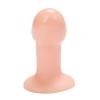 LIFELIKE VIBE Ultra Realistik Dokulu Vantuzlu Anal Butt Plug 9.5 CM - Ten Rengi