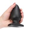 LIFELIKE VIBE Ultra Realistik Dokulu Vantuzlu Anal Butt Plug 12 CM - Siyah