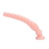 LIFELIKE VIBE Ultra Realistik Dokulu Boğumlu Anal Butt Plug 27 CM - Ten Rengi