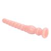 LIFELIKE VIBE Ultra Realistik Dokulu Boğumlu Anal Butt Plug 27 CM - Ten Rengi