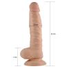 ExotiKiss MARSHALL Dildo Gerçekçi Et Dokusunda Realistik Penis 21 CM