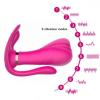 MASSAGER Kablosuz Kumandalı Isıtmalı Giyilebilir 3 in 1 Panty Vibratör - Mor