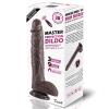 Exotikiss Master Perfection Dildo Derek - Isıtmalı İleri Geri Hareketli ve Rotasyonlu Gerçekçi Damarlı Zenci Yapay Penis Vibrator