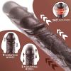 Exotikiss Master Perfection Dildo Derek - Isıtmalı İleri Geri Hareketli ve Rotasyonlu Gerçekçi Damarlı Zenci Yapay Penis Vibrator