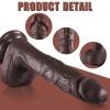 Exotikiss Master Perfection Dildo Derek - Isıtmalı İleri Geri Hareketli ve Rotasyonlu Gerçekçi Damarlı Zenci Yapay Penis Vibrator