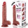 Exotikiss Master Perfection Dildo Derek - Isıtmalı İleri Geri Hareketli ve Rotasyonlu Gerçekçi Damarlı Yapay Penis Vibrator