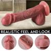 Exotikiss Master Perfection Dildo Jake - Ultra Yumuşak Çift Katmanlı Mavi Damarlı Realistik Yapay Penis