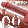 Exotikiss Master Perfection Dildo Jake - Isıtmalı İleri Geri Hareketli ve Rotasyonlu Gerçekçi Damarlı Yapay Penis Vibrator