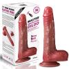 Exotikiss Master Perfection Dildo Louis - Isıtmalı İleri Geri Hareketli ve Rotasyonlu Gerçekçi Damarlı Yapay Penis Vibrator