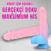 NEON ELITE Glow in the Dark - Karanlıkta Parlayan Dildo Ultra Yumuşak Realistik Yapay Penis 22 CM