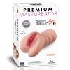 Exotikiss Premium Masturbator Vera - Realistik Dokulu Anal Vajinal 2 in 1 Titreşimli Suni Vajina