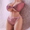 Exotikiss Premium Torso Masturbator Esfir - Realistik Manken Anal Vajinal 2 in 1 Titreşimli Suni Vajina